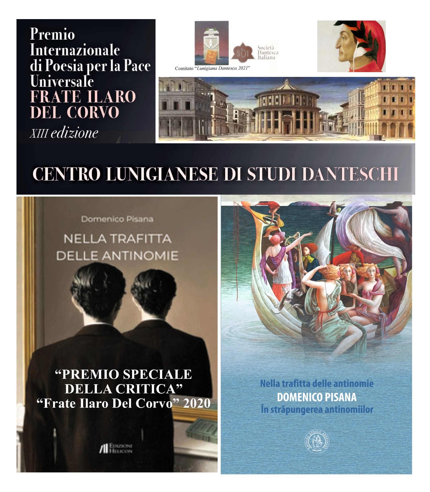 Il Centro Studi Danteschi della Lunigiana assegna Premio della critica a Domenico Pisana