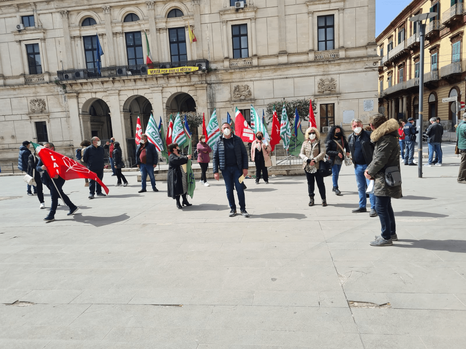 Giornata di mobilitazione per i Forestali.  Manifestazione anche a Ragusa