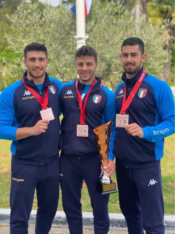 Karate: agli europei di Porec il vittoriese Panagia conquista il bronzo a squadre