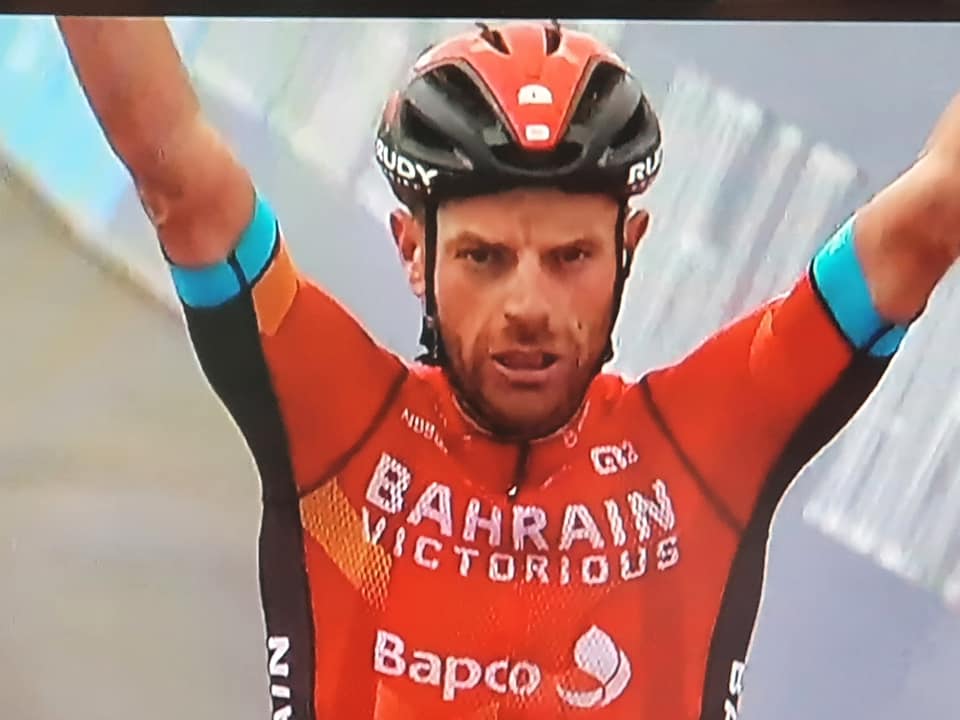 Giro d’Italia: Damiano Caruso show, vince la ventesima tappa e “blinda” il secondo posto