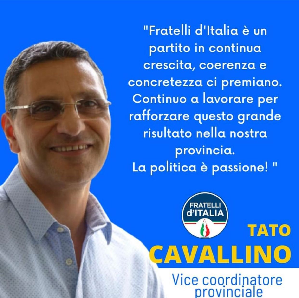 Cavallino, vice coordinatore di FdI, come farà a sostenere la candidatura di Abbate all’Ars?