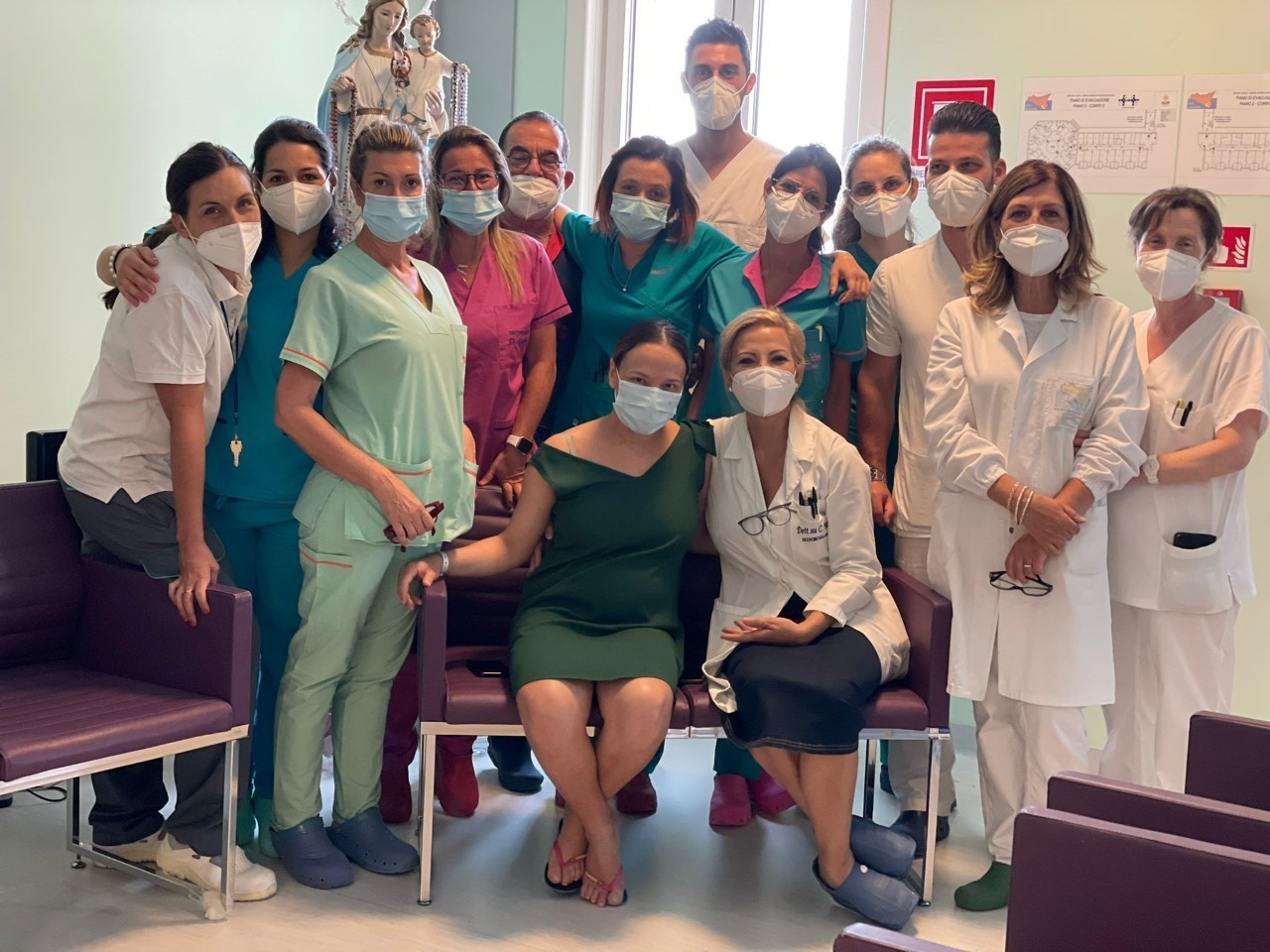 Ospedale di Ragusa in festa, la buona sanità ha il volto del piccolo Leonida