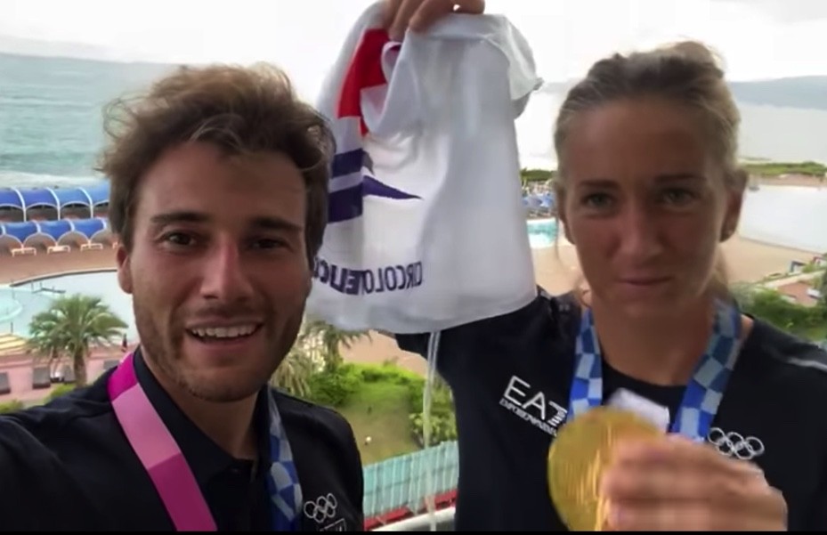 Caterina Banti e Ruggero Tita ringraziano con un video il Circolo Velico Kaucana