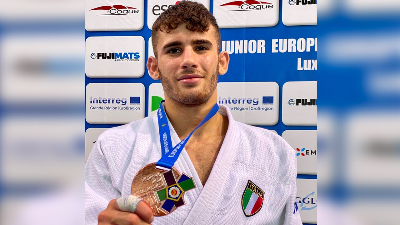Judo: Lo sciclitano Vincenzo Pelligra sul podio agli Europei junior in Lussemburgo