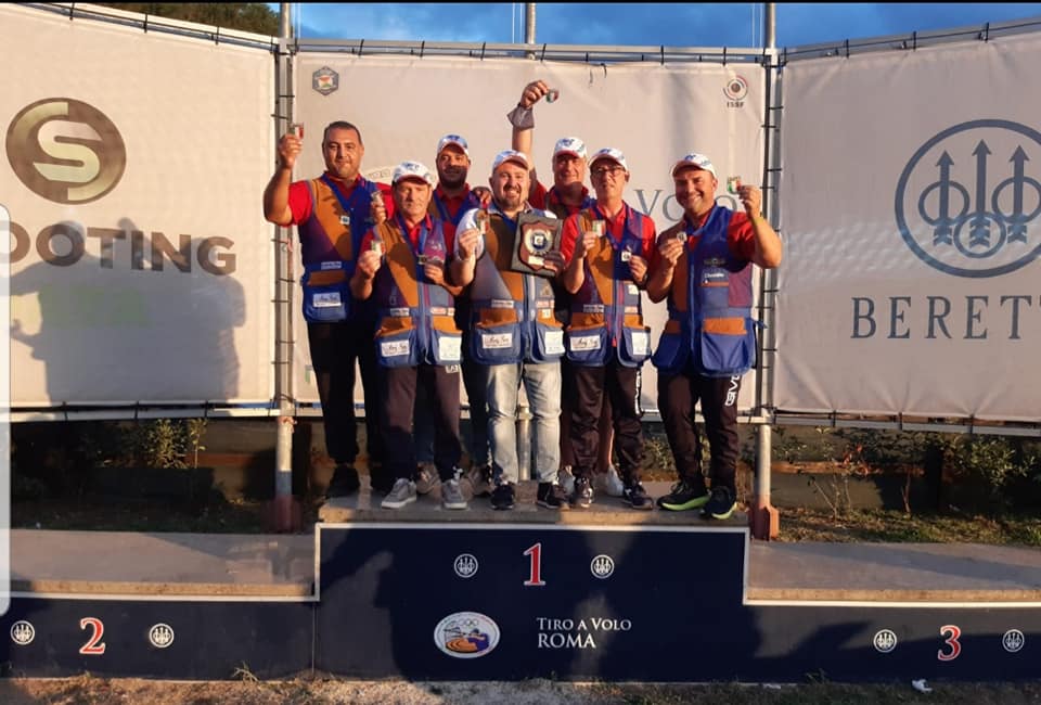 Tiro al volo: la Polisportiva La Contea è campione d’Italia di Fossa Olimpica