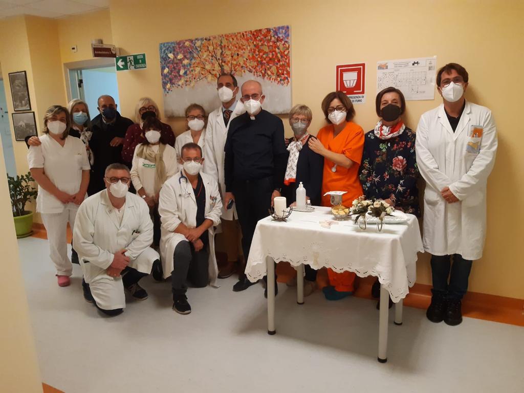 La benedizione del nuovo reparto di ematologia all’ospedale di Ragusa