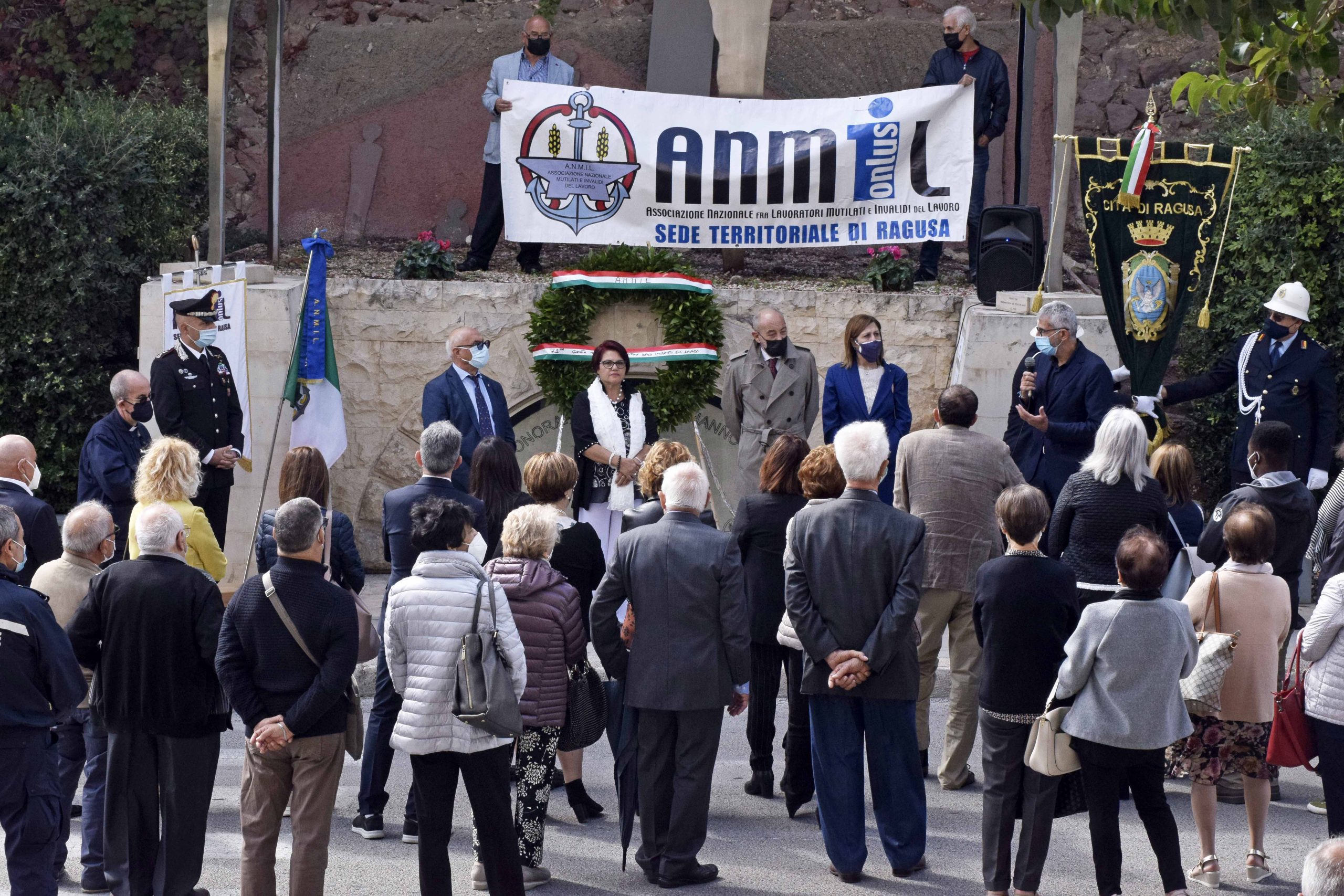Ragusa, celebrata la 71esima Giornata Anmil, per ricordare le vittime sul lavoro