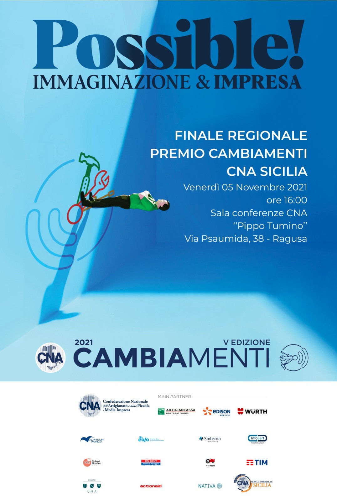 Premio Cambiamenti promosso da Cna Sicilia, la V edizione si terrà domani pomeriggio