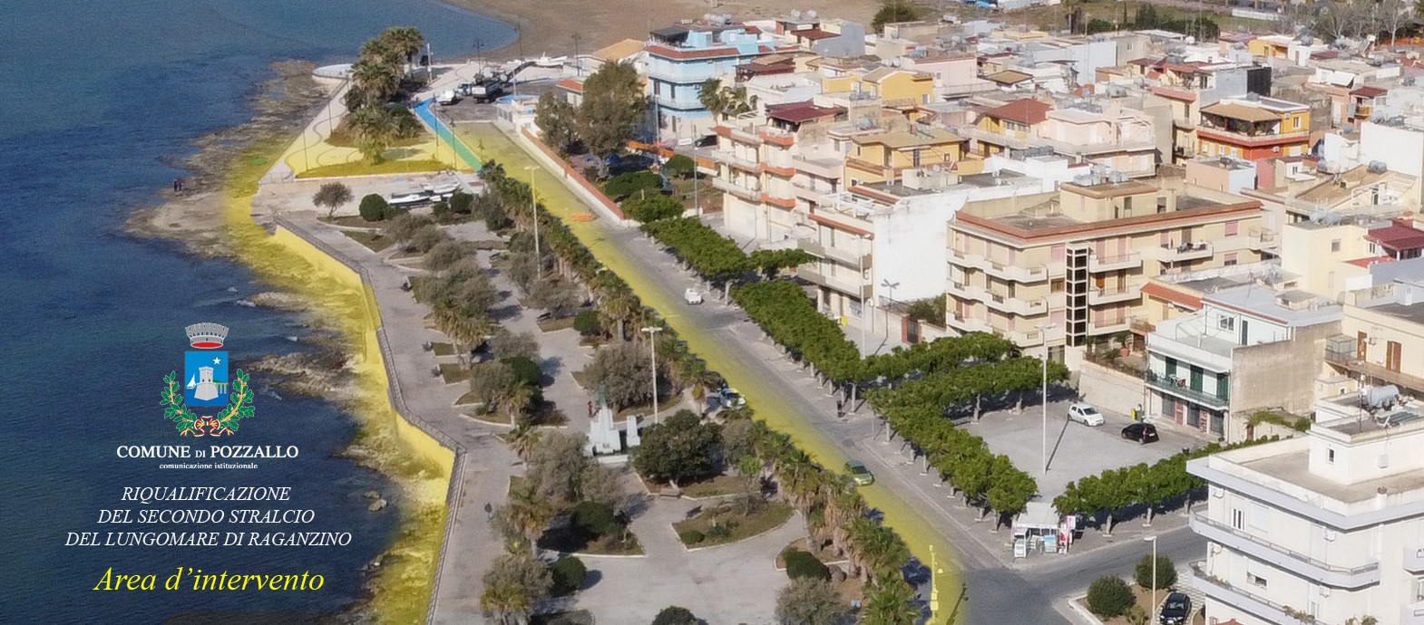 Pozzallo, consegnati oggi i lavori per la riqualificazione del Lungomare Raganzino