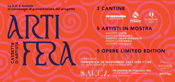 Arriva Artifera, il progetto di Sacca per produrre e promuovere l’arte dei nostri giorni