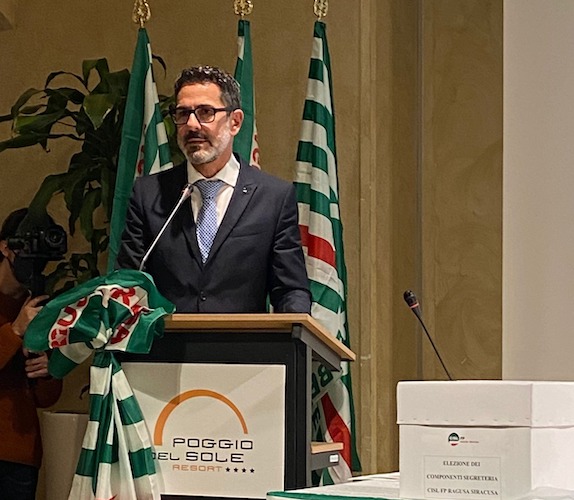 Daniele Passanisi riconfermato segretario della Cisl Fp Ragusa Siracusa