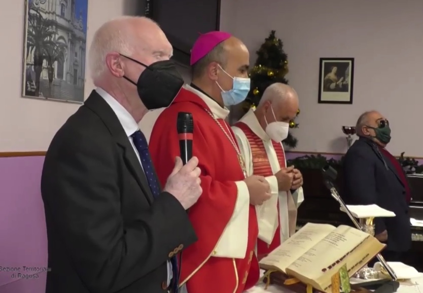 Ragusa, il Vescovo La Placa nella sede Uici per la giornata dedicata a  S.Lucia