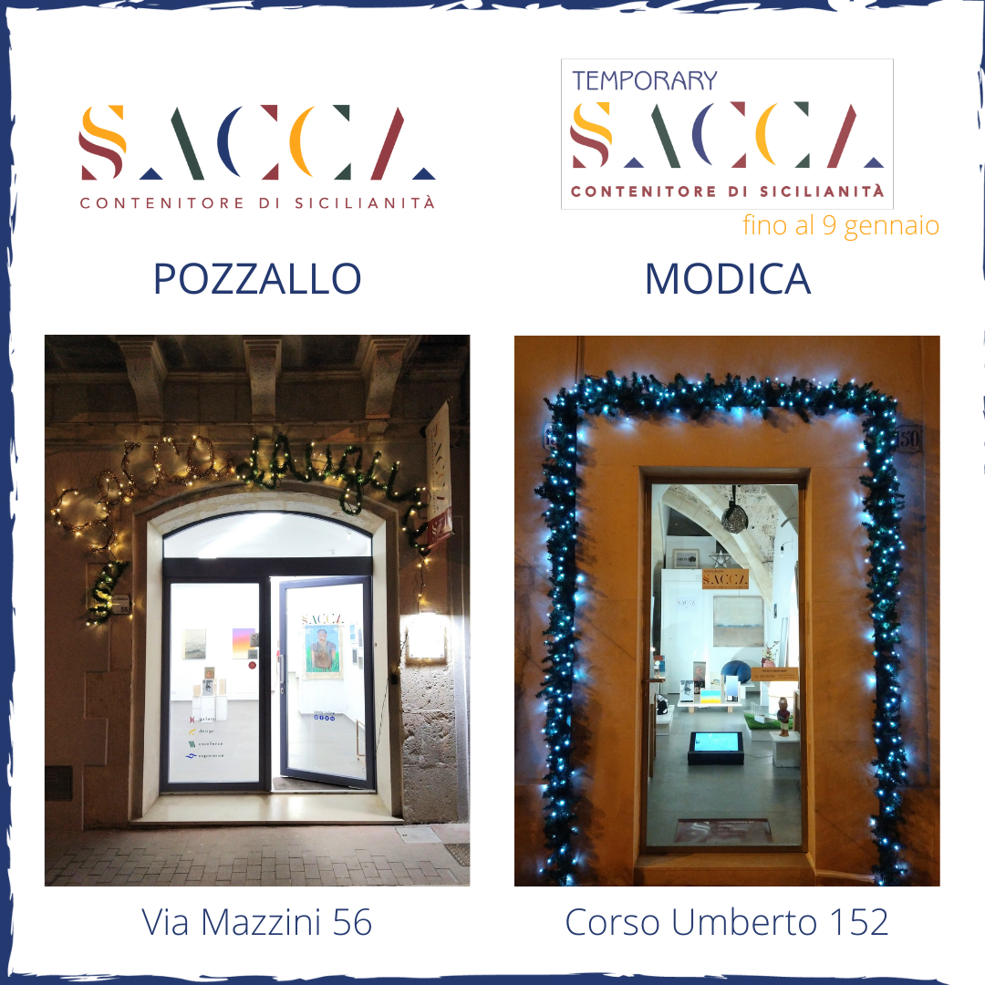 Modica: nel periodo più magico dell’anno, SACCA gallery apre uno spazio vetrina nel centro storico
