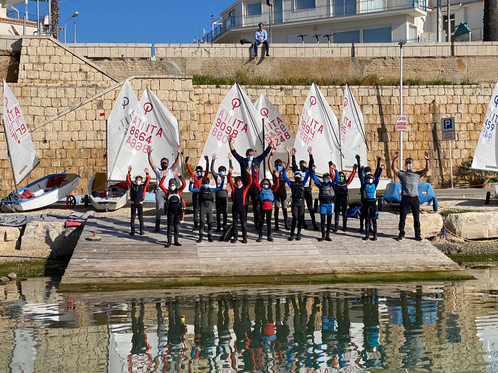Vela: al porto turistico di Marina di Ragusa giornata conclusiva del clinic natalizio classe Optimist