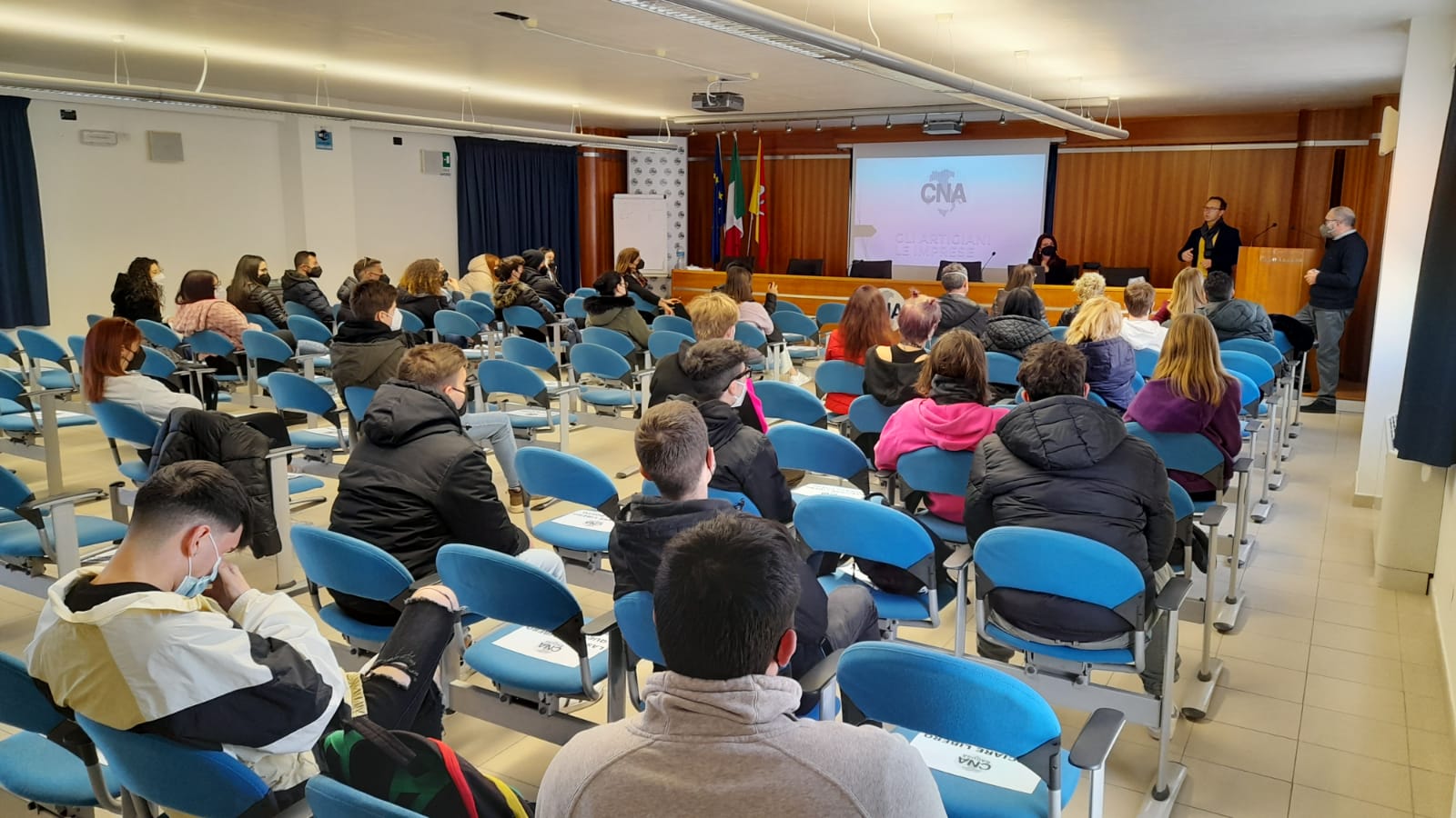 Studenti del “Grimaldi” di Modica in visita alla Cna di Ragusa per parlare di imprenditorialità