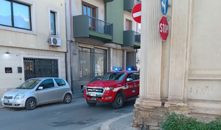 Fuga di gas in via Garibaldi a Vittoria, intervengono i Vigili del Fuoco