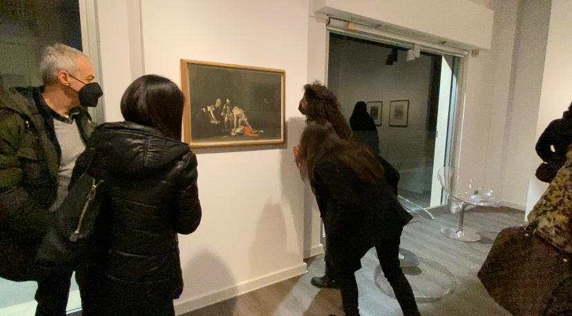 Modica, collezionisti e appassionati per l’inaugurazione della mostra di Giuseppe Colombo dedicata a Caravaggio