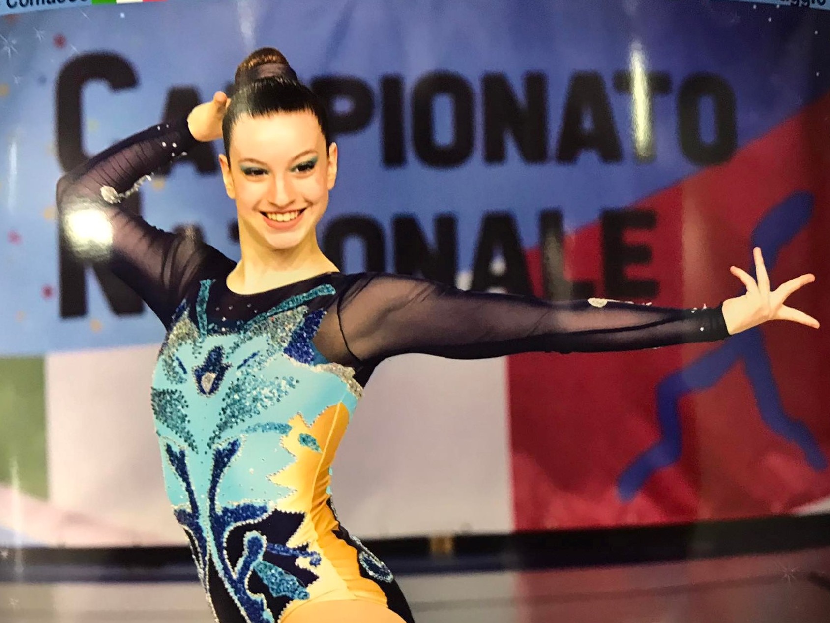 Ginnastica Aerobica: Chiara Iacono della Motyka Modica è argento al campionato Nazionale FGI Silver