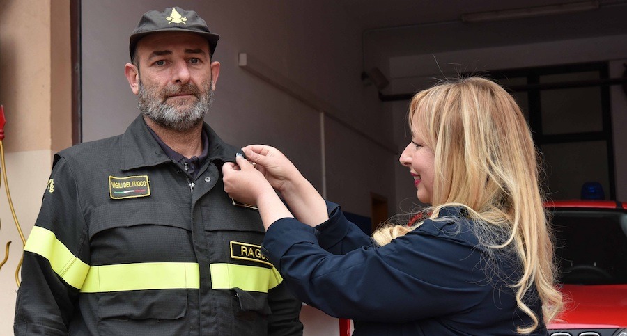 Ragusa: VV.FF ambasciatori dell’Unicef, consegnate le spillette ufficiali