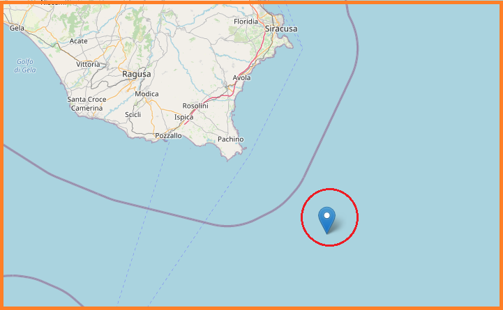 Scossa di terremoto nel canale di Sicilia, avvertita nei comuni della costa a Santa Croce e Pozzallo
