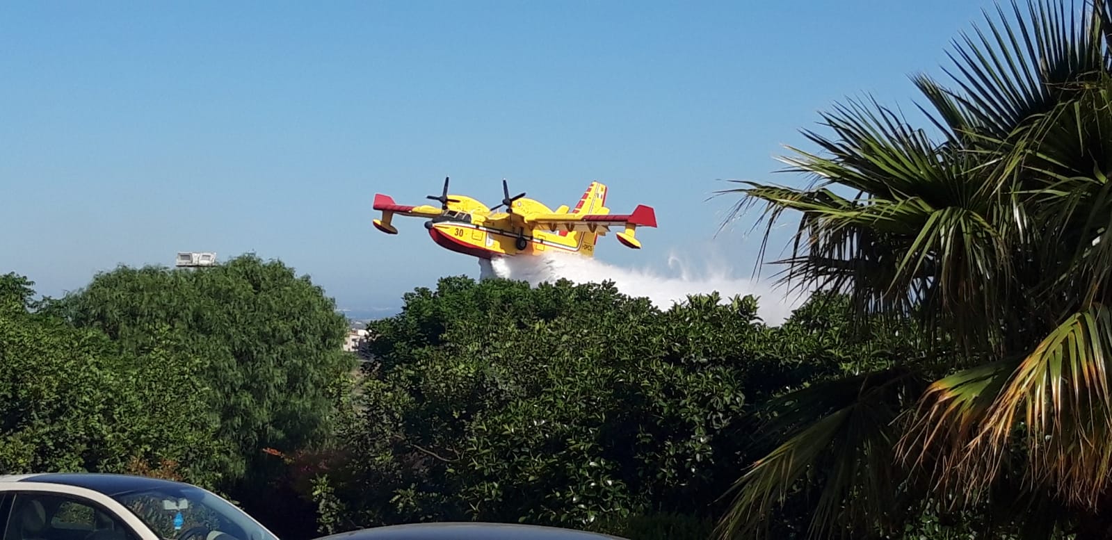 Villa Principe di Belmonte ringrazia quanti si sono prodigati per spegnere l’incendio a Ispica