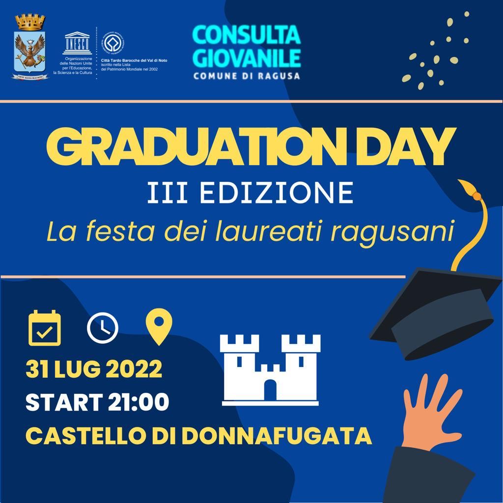 Ragusa: prorogata al 10 luglio la richiesta di adesione al Graduation Day