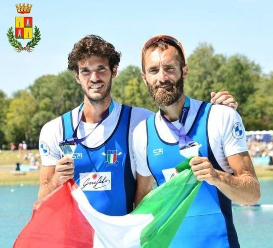 L’ispicese Pietro Ruta, medaglia d’argento con Stefano Oppo ai campionati europei di canottaggio