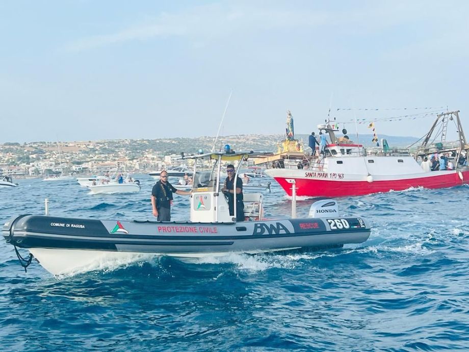 Marina di Ragusa: “Mare Sicuro” della Protezione Civile, attivissima nei giorni clou dell’estate