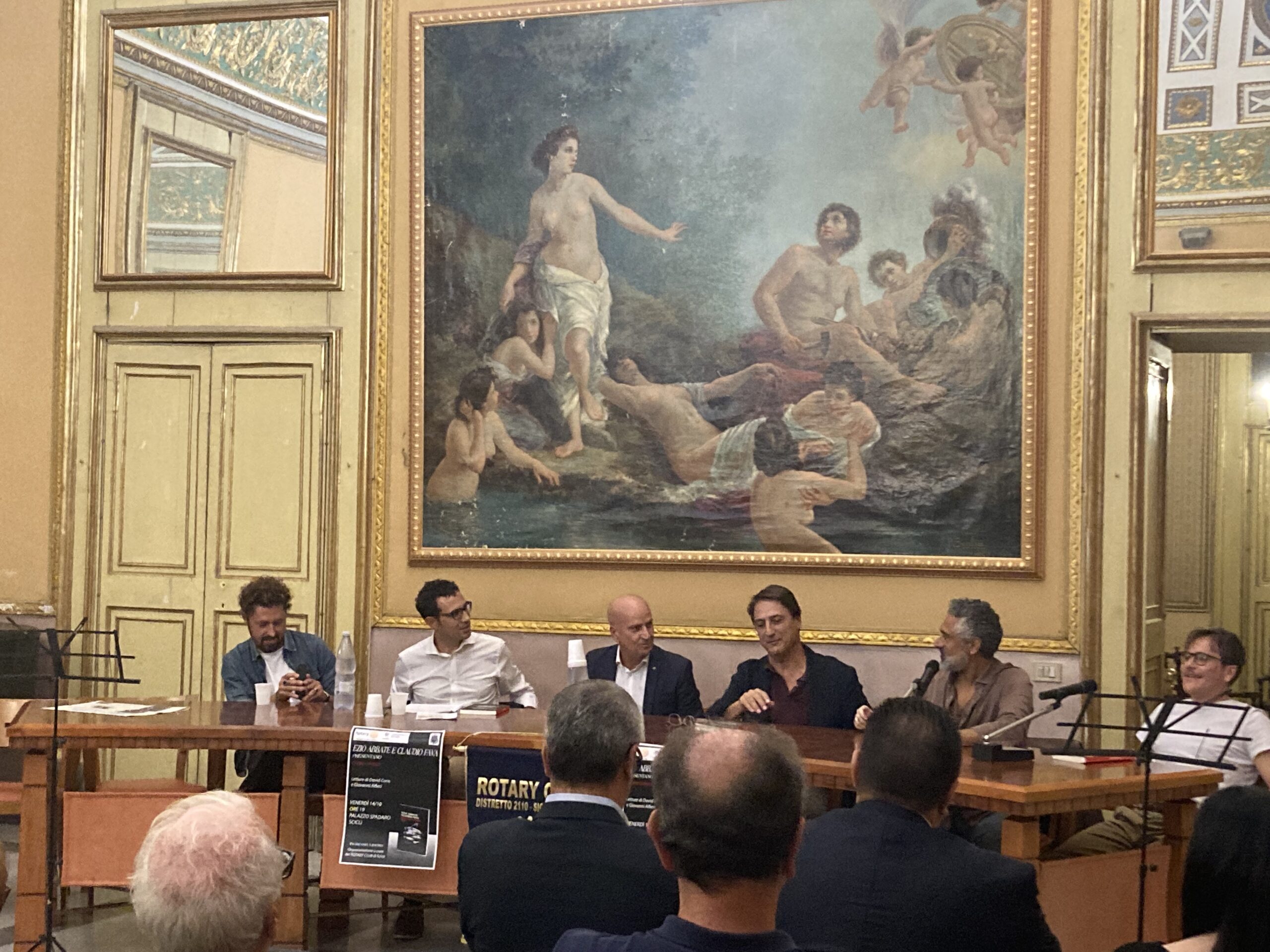 Scicli, il nuovo romanzo di Claudio Fava ed Ezio Abbate presentato a Palazzo Spadaro