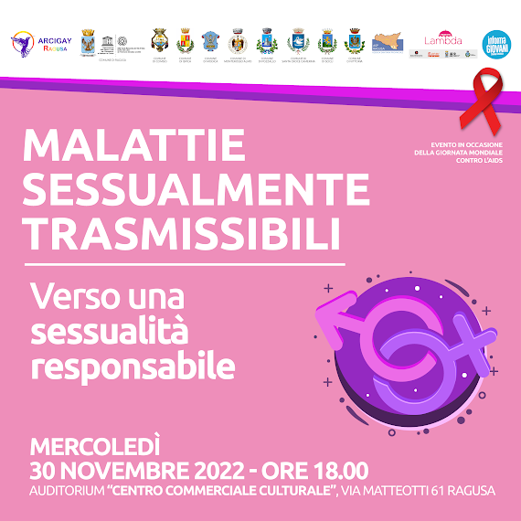 Oggi al Centro Commerciale Culturale di Ragusa il convegno “Malattie Sessualmente Trasmissibili: verso una sessualità responsabile”