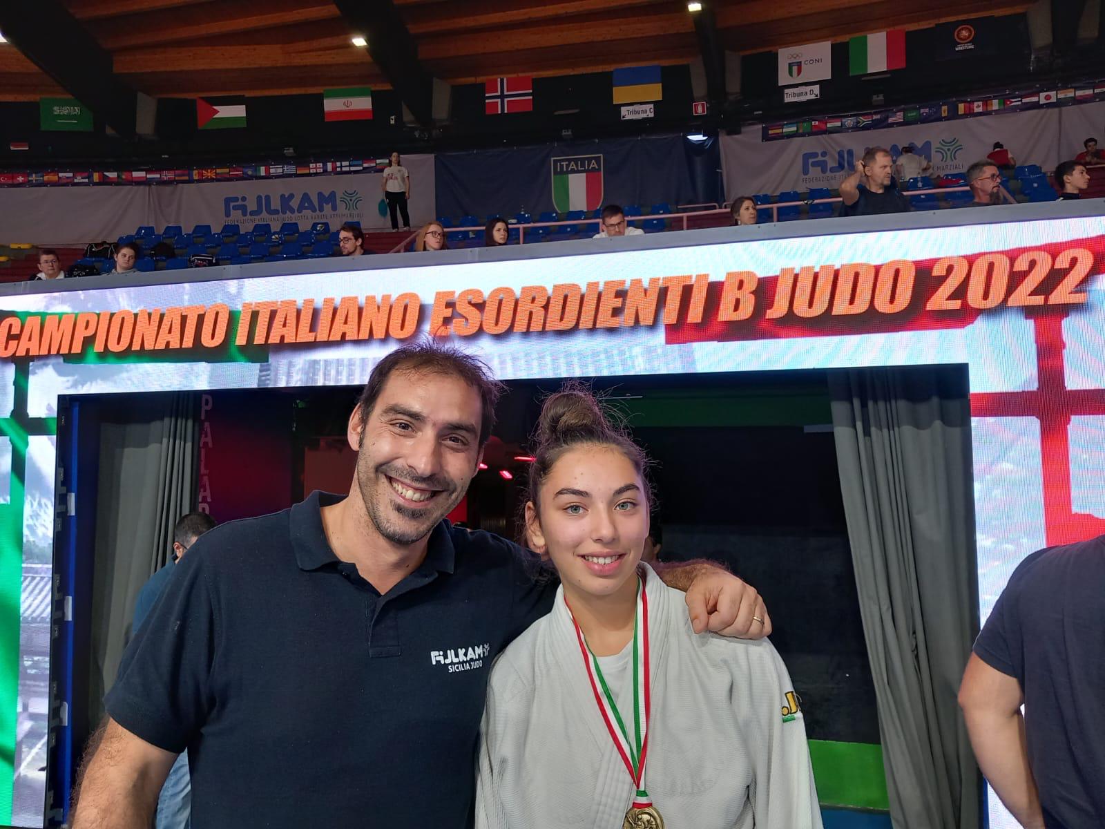 Judo: la modicana Giada Sammito medaglia di bronzo ai campionati italiani nella categoria 57 kg