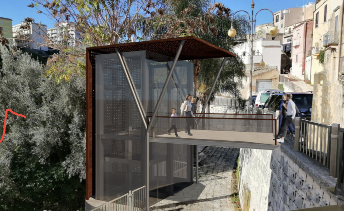 Ascensore centro storico-Ibla a Ragusa: l’affidamento dei lavori a inizio 2023