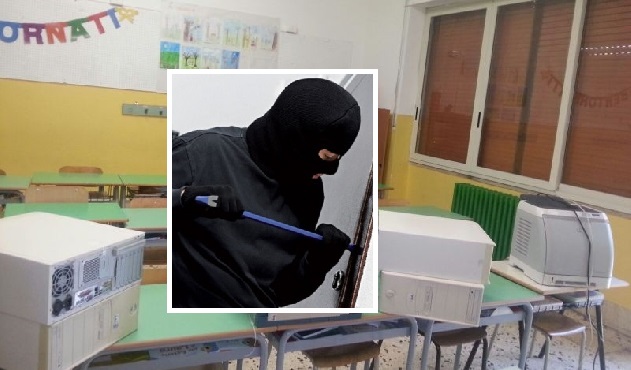 Ennesimo furto nelle scuole a Vittoria, portati via pc e televisori: è allarme ordine pubblico