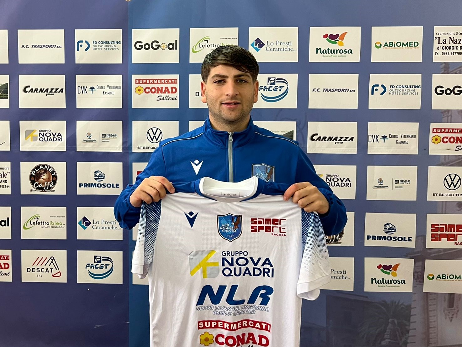Il Ragusa pronto per la trasferta di Castrovillari, ma pensa anche al mercato, Umberto Fazio si veste di azzurro