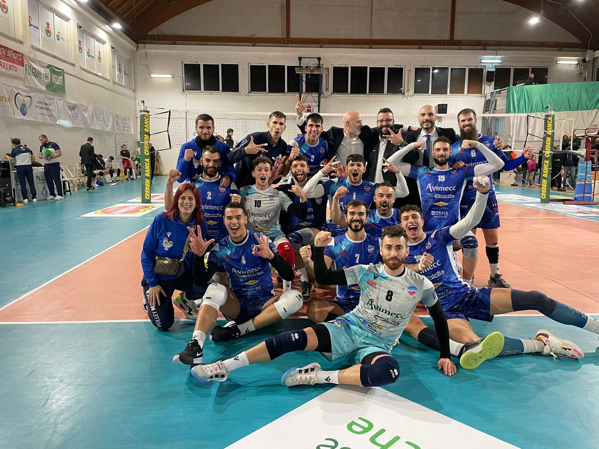 Primo successo esterno dell’Avimecc Modica, con i biancoazzurri “sbancano” Sorrento e iniziano a scalare la classifica