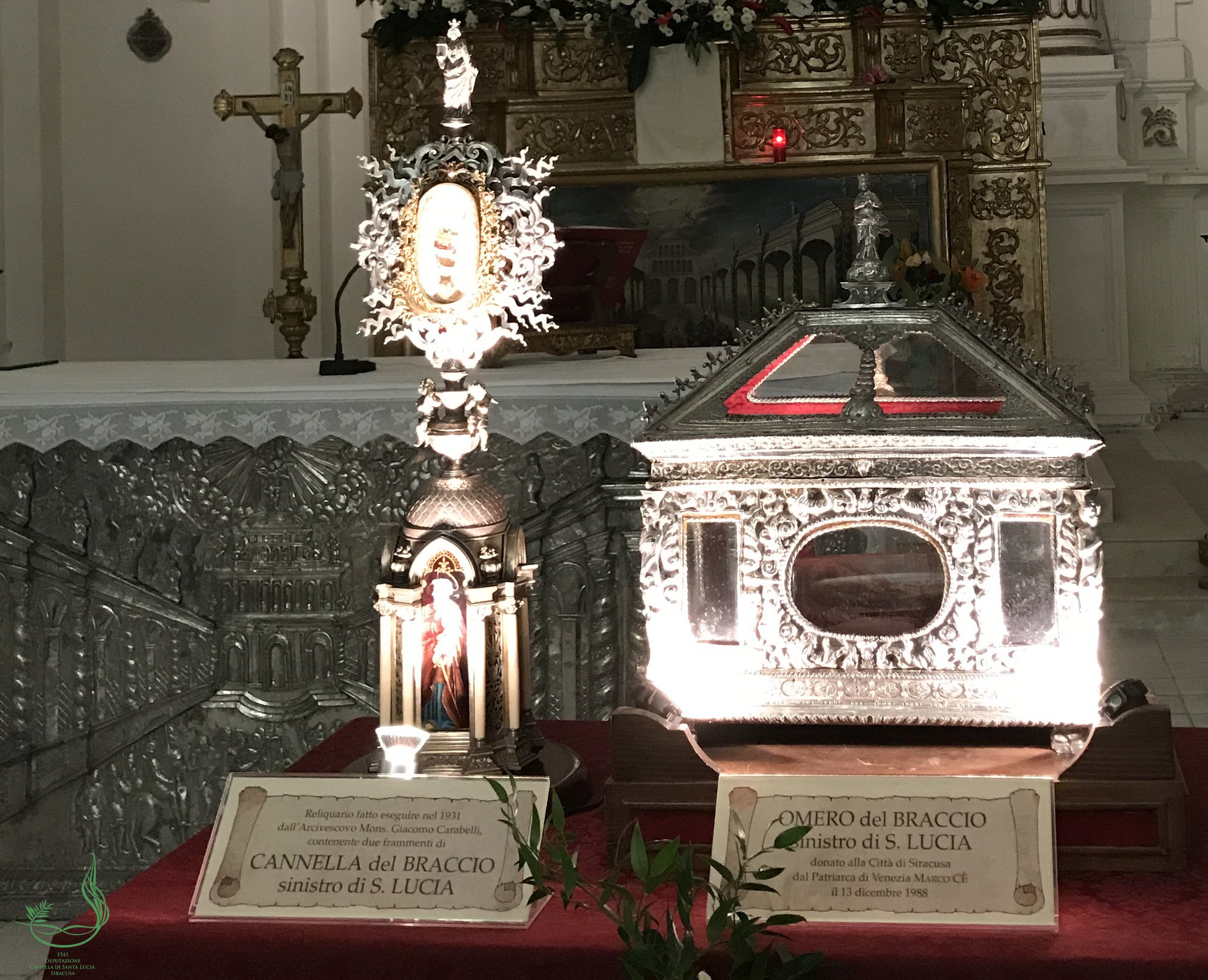Monterosso Almo accoglie le reliquie di Santa Lucia nella chiesa di San Giovanni Battista
