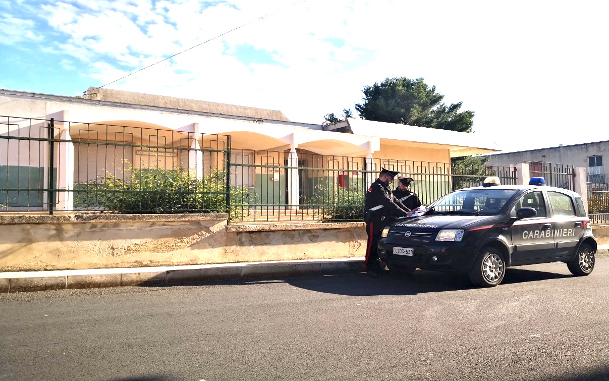 Presi dai carabinieri i giovanissimi ladri della scuola “Psaumide” di Santa Croce Camerina