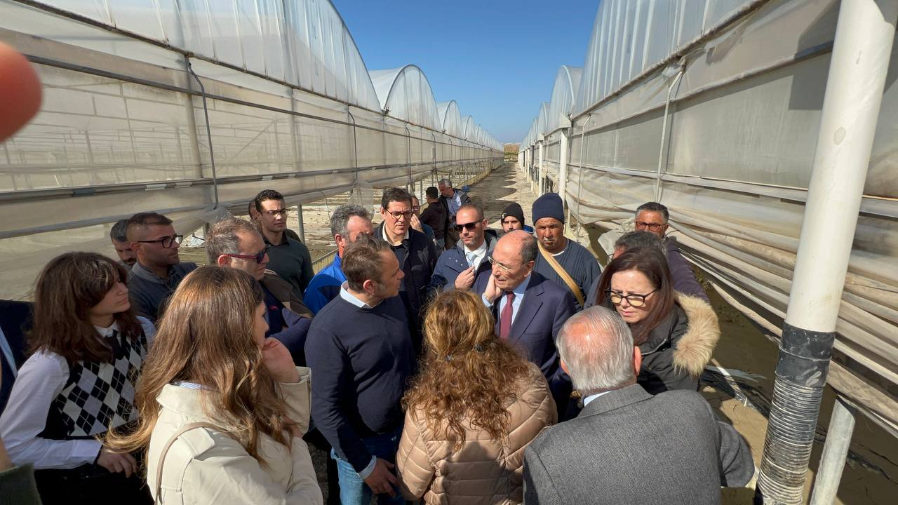 Maltempo, sopralluogo del Presidente della Regione nei territori del Ragusano