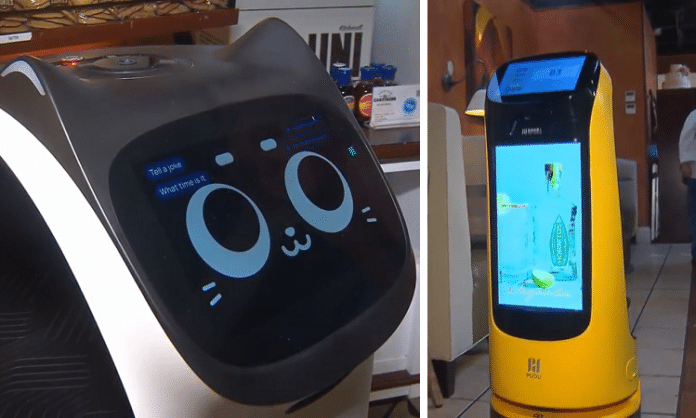 Ragusa: essere serviti ai tavoli da un robot-cameriere? Succede in un noto ristorante del centro commerciale (Video)