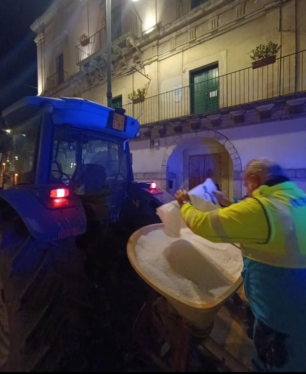 Gelate e rischio tsunami: nottata impegnativa per i volontari della Misericordia di Modica