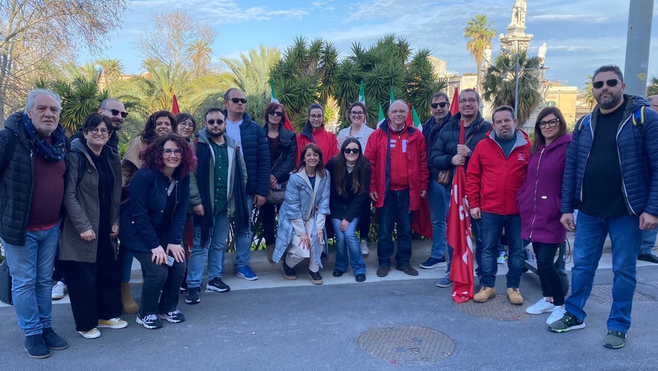 Delegazione ragusana della Cgil a Palermo per chiedere la proroga dei precari dell’Asp