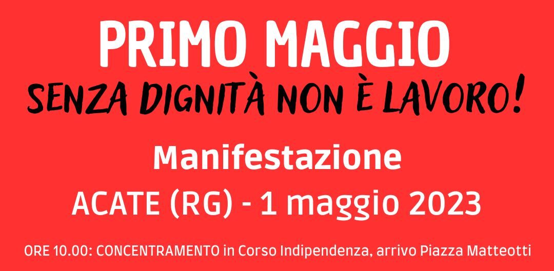 La CGIL organizza la Festa del Lavoro ad Acate per ricordare Daouda Diane, scomparso nel nulla