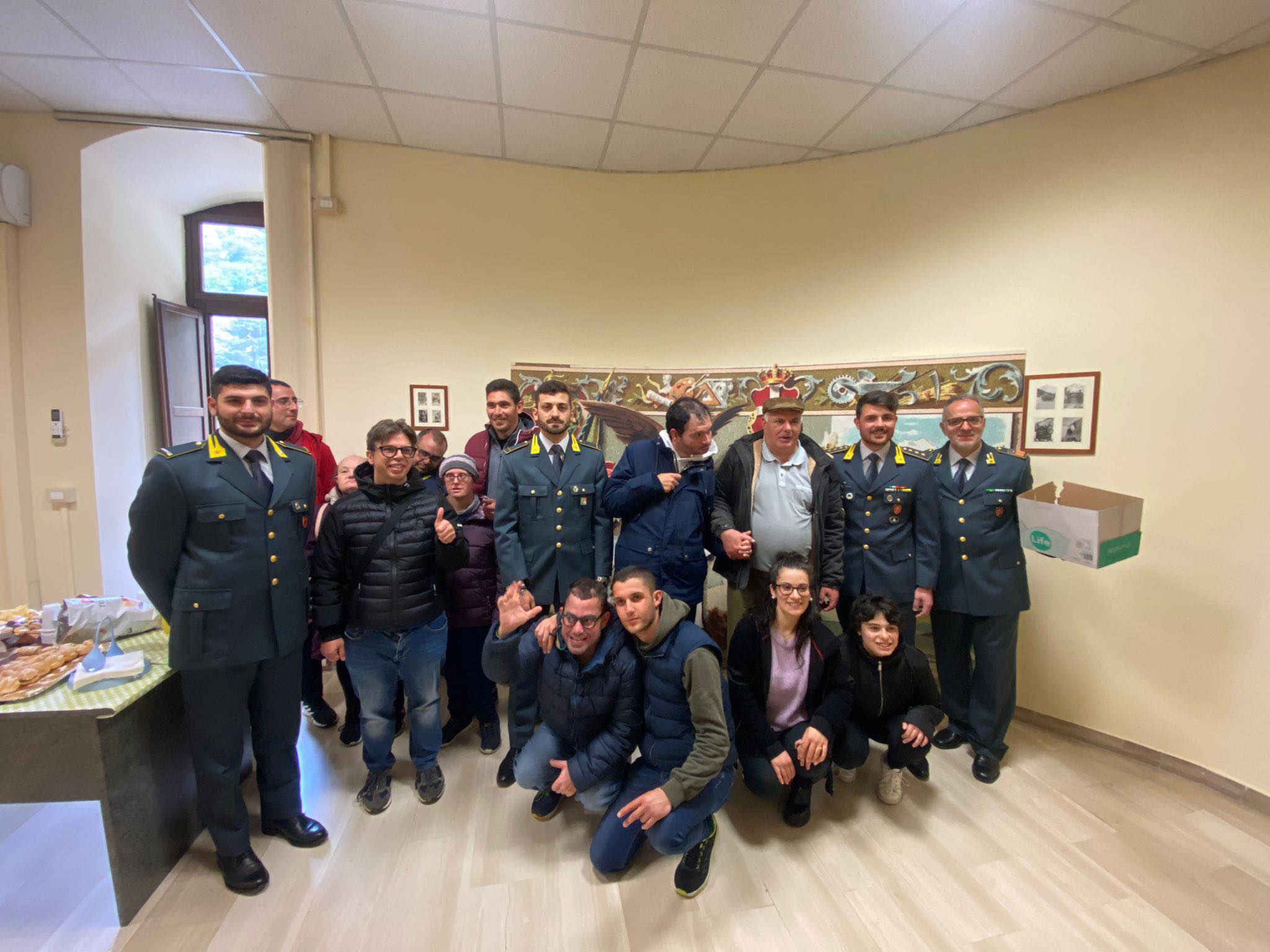 Modica: riprende il percorso “Sicurezza sociale” per i ragazzi dell’Anffas. Visite a Carabinieri e Guardia di Finanza