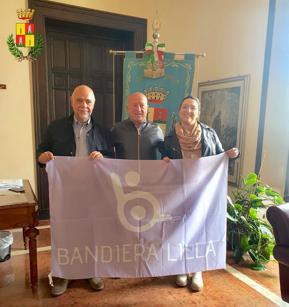Bandiera Lilla al Comune di Ispica grazie al contributo del Rotaract Club Pozzallo-Ispica