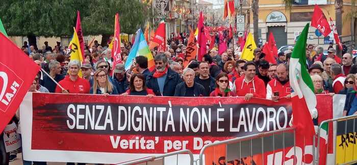 Primo Maggio: corteo ad Acate per ricordare Daouda Diane scomparso nel luglio scorso