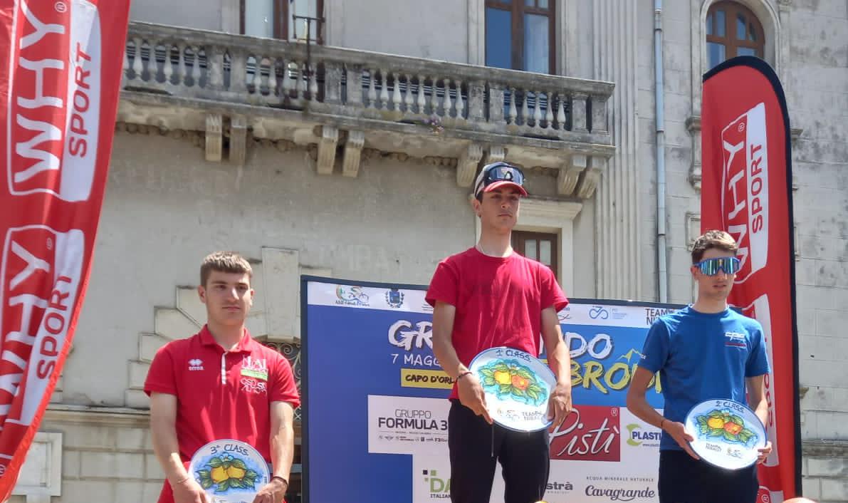 “Granfondo dei Nebrodi”, Luca Brancato della Nial Nizzoli sale sul podio e conferma il suo stato di forma