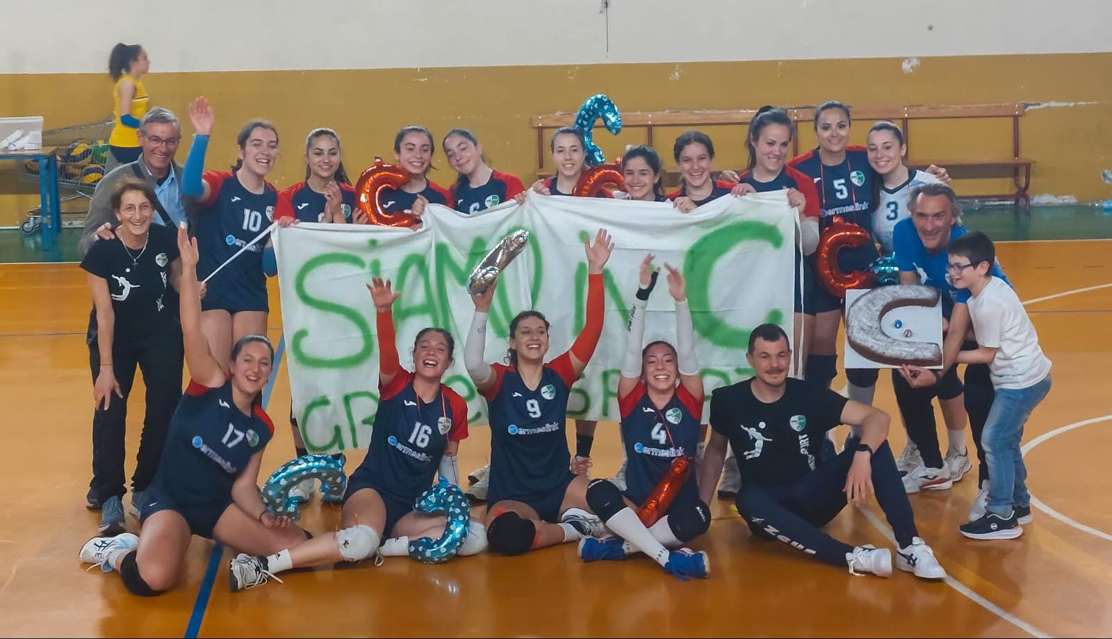 La Green Sport Modica vince in quattro set a Paternò e chiude a punteggio pieno, le rossoblù promosse ufficialmente in serie C