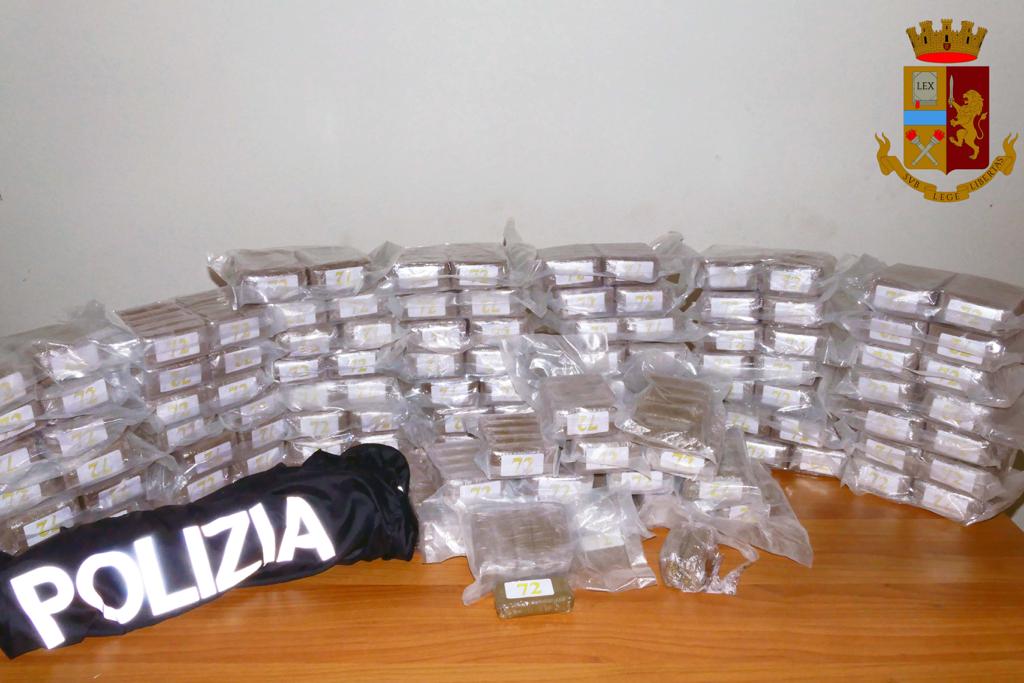 Droga per 500 mila euro sequestrata ad Acate: un vittoriese ed un albanese arrestati dalla polizia