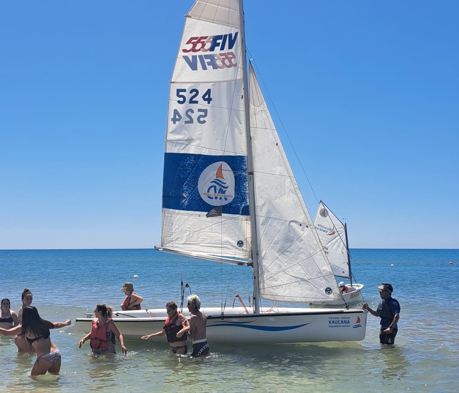 Al Circolo velico Kaucana una giornata di divertimento per i ragazzi dell’Anffas Ragusa