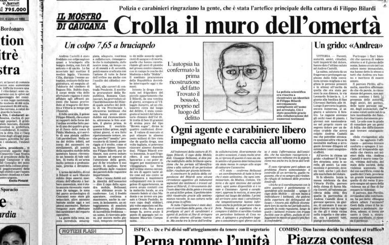 Una corona di fiori a Scoglitti per ricordare Andrea Castelli a 30 anni dal suo assassinio